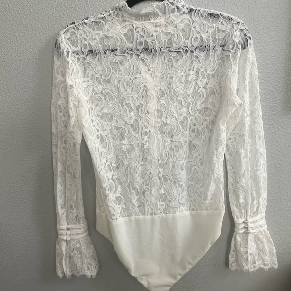 Jonathan Simkhai Long sleeve Lace bodysuit - Picture 3 of 9